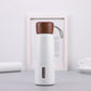 Delicate 304 Stainless Steel Wood Grain Thermos Cup, 500ml, 400ml