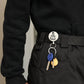 High Resilience Telescopic Steel Wire Anti-Lost Anti-Theft Key Ring