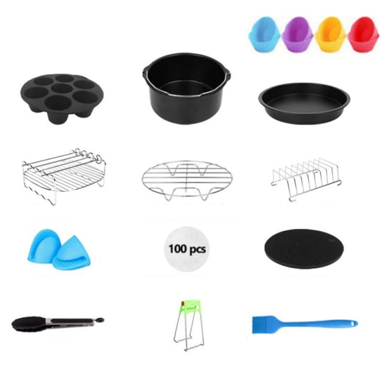 13 PCS/Set 8 inch Air Fryer Baking Accessories Set, 13 PCS/Set
