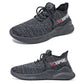 Black knit lace-up sneakers with VFSPORT logo and padded midsole