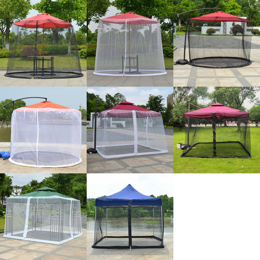 HY-0205 300 x 230 cm Outdoor Parasol Anti-mosquito Net Cover, Straight Rod Umbrellas, Banana Umbrellas, Square Umbrellas, Folding Tents