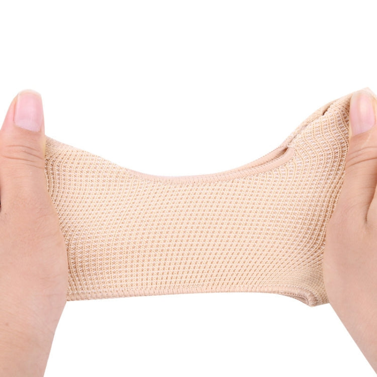 Beige U-shaped forefoot pad sock covering the ball of the foot and toes