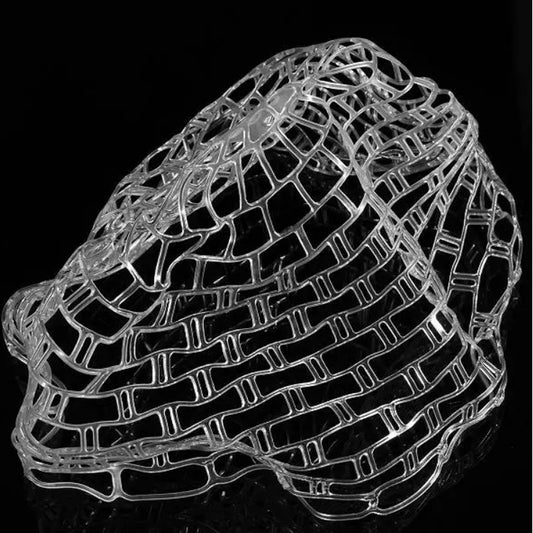 Transparent Soft Rubber Fishing Net Replacement Bag, Size: Large 120cm, Large 120cm, Medium 100cm