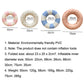 Thickened Children Swimming Ring Inflatable Underarm Ring, 50cm, 58cm, 66cm, 75cm
