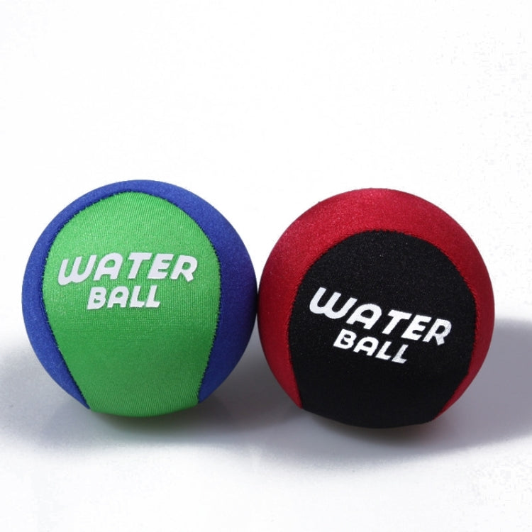 Set of two water balls: green and red with “WATER BALL” on each front
