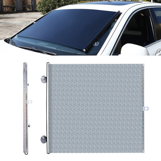 Suction Cup Car Shade Curtain Window Telescopic Roller Blind, Size: 50x125cm Silver Laser, 40x60cm Black Mesh, 50x125cm Silver Laser, 40x125cm Black Mesh, 45x125cm Silver Lyser, 40x60cm Silver Lyser, 40x125cm Silver Lyser, 45x125cm Black Mesh          ...