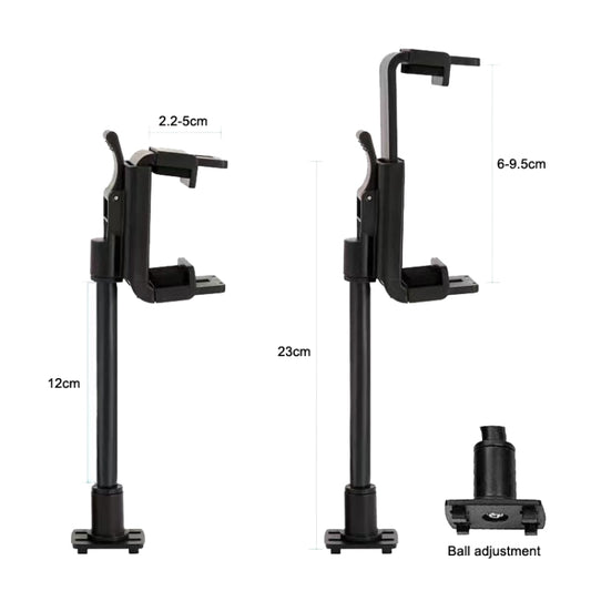 Car Rearview Mirror Hose Bracket Mobile Phone Clip Universal Navigation Bracket, H59+C38