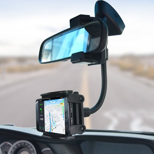 Car Rearview Mirror Hose Bracket Mobile Phone Clip Universal Navigation Bracket, H59+C38