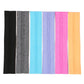 Color options for sweat guide headbands in black, gray, blue, purple, pink, and orange.