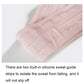 Pink silicone non-slip headband, built-in silicone sweat guide strips