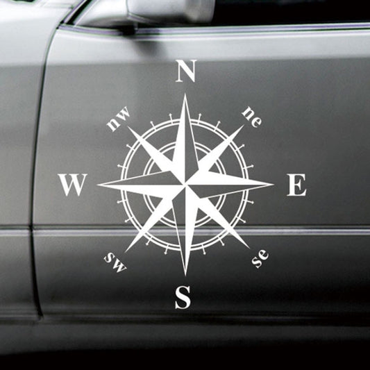 D-336 Car Compass Graphic Sticker Hood Car Body Universal Sticker, D-336