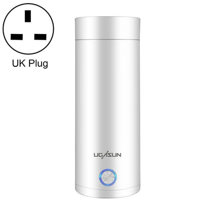 UGASUN portable electric heated water cup with blue button, UK plug