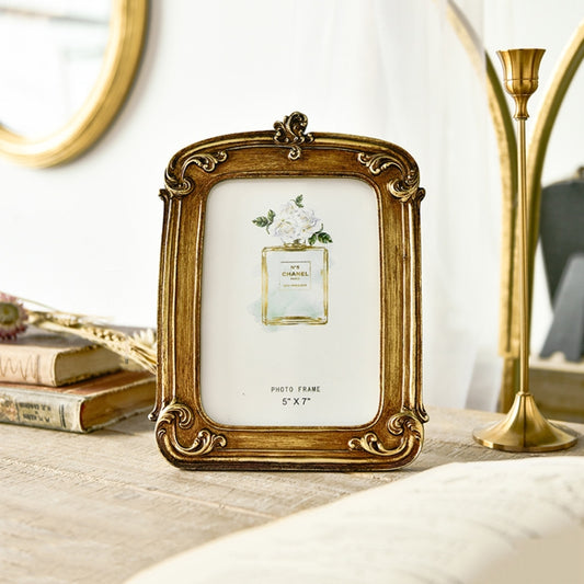 Retro Imitation Wood Home Decor Photo Frames, Spec:, Square-6 inches, Square-7 inches, Arched-6 inches, Arched-7 inches, Oval-6 inches, Oval-7 inches, Bow Round Box, A Model, B Model, C Model, D Model