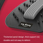 Massage board base with dense spike tips and 'massage' label on dark panel