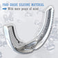 White sleep mouth guard braces in clear case, molded inner support