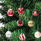 6pcs/pack 6cm Painted Christmas Ball Decoration Props