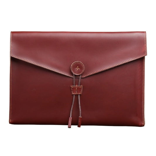 S121 Leather Wear-resistant Business Briefcase, Brown, Coffee, Wine Red, Black, Blue, Green, Double Brown, Double Coffee, Double Green