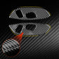 For Chevrolet Corvette C8 2pcs /Set Seat Adjustment Switch Frame Sticker