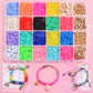 24 Grid 6mm Soft Ceramic Bead Flakes DIY Bracelet Necklace Making Materials, 24 Grid