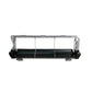Robot vacuum main brush cover with clear guard and black brush roller
