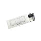 Robot vacuum main brush cover on insert card, clear frame and black roller