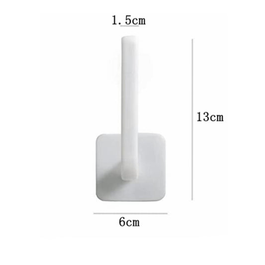 No Punching Traceless Sticker L-shaped Hook Wall Hanging Rack, Hanging Rack