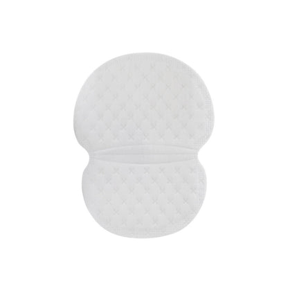 Underarm sweat-absorbing sticker, oval sheet with scalloped edges, light white