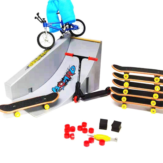 Mini Finger Bike Bicycle Finger Skateboards Skate Ramp Parts Set, CDH-7, CDH-8, CDH-9, CDH-10, CDH-11