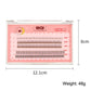 3D natural curling false eyelashes box with size 12.1cm x 8cm and 48g