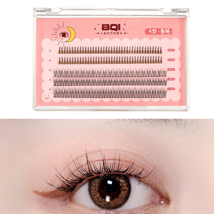 3D natural curling false eyelashes in clear pink box