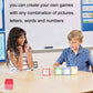 Colorful dice cubes for classroom games