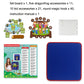 Felt story board activity set with dragon frog figures, hook, accessories, and manual