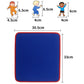 Felt story board display mat with red edge and numbered character accessories