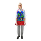 Child apron featuring jungle animal felt activity design