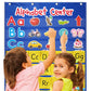Alphabet Card Early Teaching Hanging Bag Letter Pocket, Alphabet Card