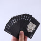 2 PCS Card Game Bronzing Waterproof Playing Cards, 2 PCS Bronzing Waterproof Poker