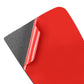 Adhesive backing and carbon fiber-look sticker sheet with rectangular cutout