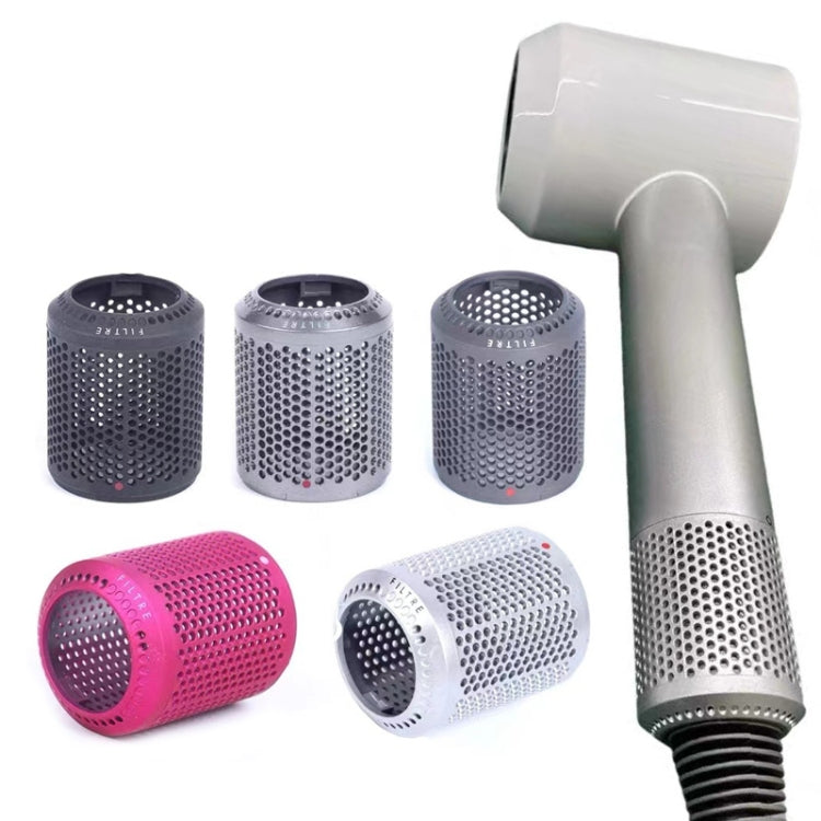 Set of outer filter covers with mesh cylindrical housings in multiple colors