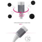 Gray mesh outer filter cover for hair dryer, cylindrical perforated grille