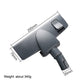 35mm light grey floor brush head with size markers and end connection