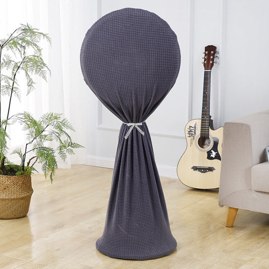 Round Elasticity Fan Dust Cover Household Use Fabric Fan Protective Cover, 110x45cm Blue, 110x45cm Gray, 110x45cm Pink, 110x45cm Green