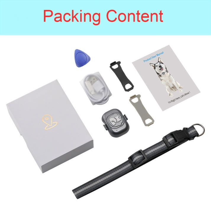 The Ultimate Pet Safety Solution - Blue White Bone GPS Anti-Lost Collar Tracker