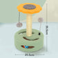 Cat Climbing Rack Small Turntable Cat Scratching Board Toy, Turntable Yellow, Turntable Pink
