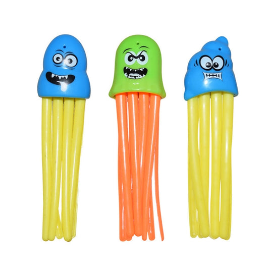 Large Torpedo Diving Swimming Pool Toys Children Summer Water Toys, 4PCS Torpedo, 5PCS Diving Stick, 3PCS Octopus, 4PCS Hard Ring, 4PCS Soft Ring, 3PCS Small Seaweed, 3PCS Big Seaweed, 8PCS Small Stones (large), 8PCS Big Stones (small), 4PCS Sea Horses...