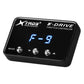 Electronic throttle controller module with blue F-9 screen, MODE button and three controls