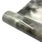 Close-up cloud watercolor tie-dye heat transfer vinyl roll, dark gray swirls on clear base