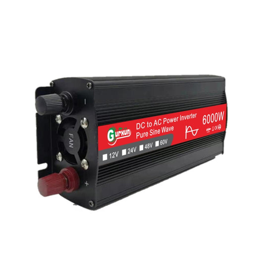 Gurxun 6000W High Power Sine Wave Inverter With Single Digital Display, 6000W 12V-220V, 6000W 24V-220V, 6000W 48V-220V, 6000W 60V-220V