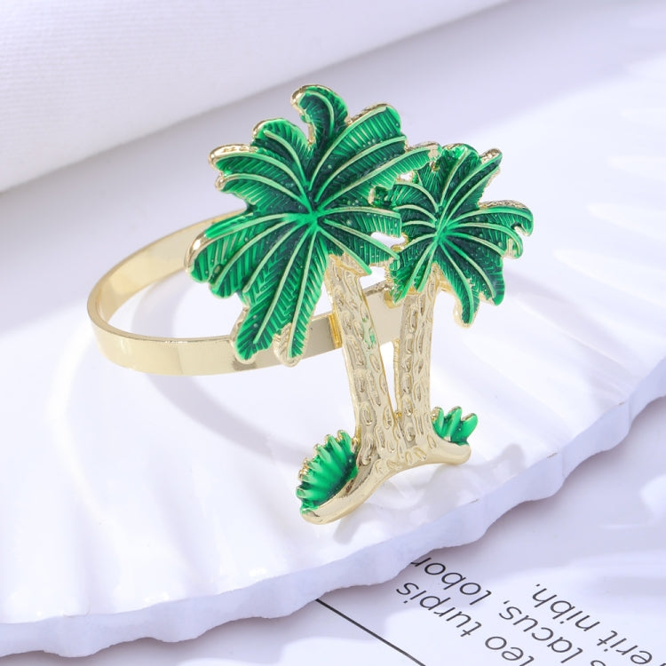 Western Restaurant Coconut Tree Metal  Napkin Ring, Tree Metal Napkin Ring