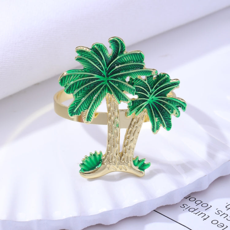 Western Restaurant Coconut Tree Metal  Napkin Ring, Tree Metal Napkin Ring