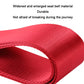 Red reinforced luggage strap rope with textured woven belt